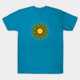 SUPER HAPPY SUN SUNSHINE Psychedelic Sunshine T-Shirt